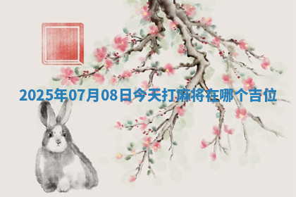 2025年07月08日今天打麻将在哪个吉位