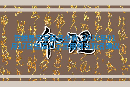 2026年04月12日出生秦姓男宝宝如何取名？好听有寓意的名字精选