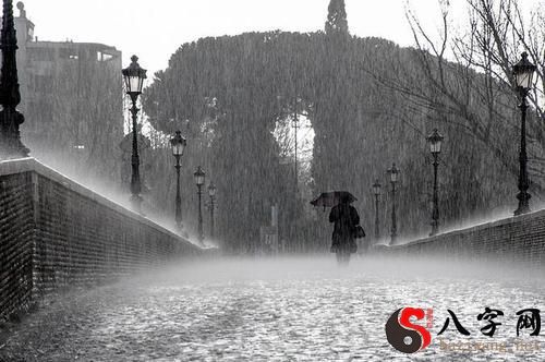 梦见淋很大的雨